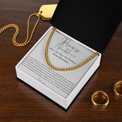 Promise Necklace For Him, Boyfriend Gift