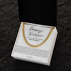 To My Boyfriend - Promise Cuban Chain Link Necklace
