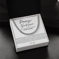 To My Boyfriend - Promise Cuban Chain Link Necklace