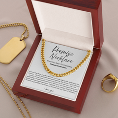 To My Boyfriend - Promise Cuban Chain Link Necklace