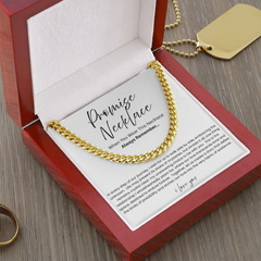 To My Boyfriend - Promise Cuban Chain Link Necklace