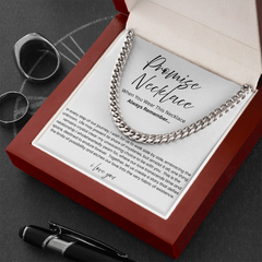 To My Boyfriend - Promise Cuban Chain Link Necklace