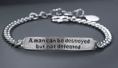Vintage Thai Silver Bracelet for Men's Fashion