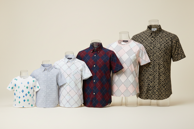 Diamond print shirt